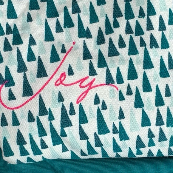 LANDSEND WOMENS PJ SET Knit Tee Shirt Top & Cotton Flannel Pants PETITE LARGE - Picture 2 of 5